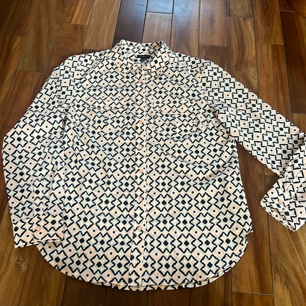 Talbots line mew blouse medium